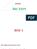 Science - Week 1 - Friction