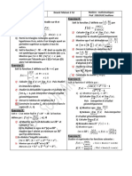 Exercice 1: Exercice 4:: Devoir Maison 2 S2