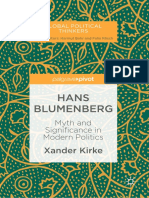 Hans Blumenberg Myth and Significance in Modern Politics PDF