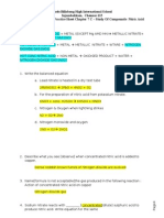 GR 10 Prac Sheet CH 7C Nitric Acid