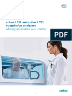 Making Innovation Your Routine: Cobas T 511 and Cobas T 711 Coagulation Analyzers