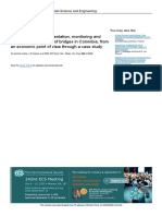 Benefit of The Instrumentation, Monitoring and Control System (IMC) of Bridges in Colombia From An Economic Point of View Through A Case Study