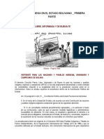 Consulta Previa en El Estado Boliviano - Primera Parte