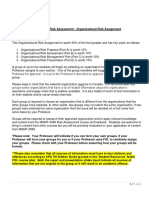 MGMT-6083 Risk Assessment Organizational Risk Assignment W23 PDF