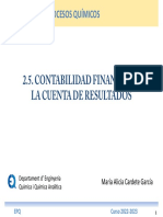 Tema 2.5. Contabilidad Financiera La Cuenta de Resultados