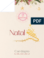 Cardápio Natal Doceria Da Nay