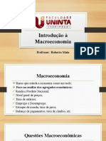 Apresentação 07 - Int. À Macroeconomia