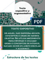 Texto Expositivo y Argumentativo