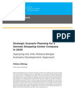 Strategic Scenario Planning For A German Shopping Center Company in 2025 (Niklas Mittag, 2018)