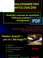 Wykład Materiały Podkładowe Amalgamaty