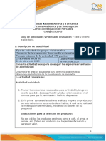 Guia de Actividades y Rúbrica de Evaluación - Unidad 1 - Fase 2 - Diseño Exploratorio