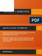 Valores y Derechos