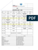 Horarios Actualizados 2023 PDF