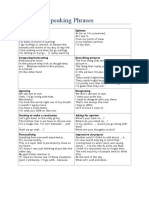 CPE Speaking-Phrases