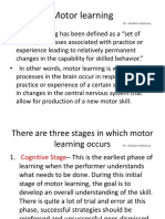 Motor Learning Notes