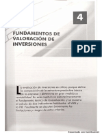 Capitulo 4. Fundamentos de Valoración de Inversiones.