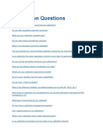 Calibration FAQ PDF