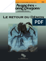 DND - ADD - Le Retour Du Demon