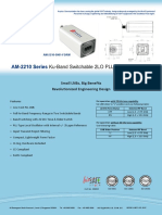 Ku-Band Switchable 2LO PLL LNB (Internal Ref)