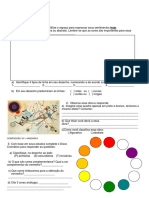 Avaliação Diagnóstica de Arte - 7º Ano