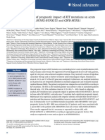 Prospective Evaluation of Prognostic Impact of KIT Mutations On Acute Myeloid Leukemia With RUNX1-RUNX1T1 and CBFB-MYH11