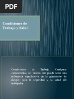 Condiciones de Trabajo y Salud