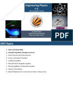 Engineering Physics L-1: (Electromagnetic Theory) Quantum Mechanics