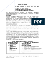 Carta Notarial