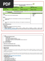 Formato Plan de Clase - Respeto Etica y Valores