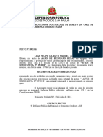 882.861 - AGRAVO - FALTA GRAVE - (SUBVERSÃO A ORDEM +SANÇÃO COLETIVA +DESCLASSIFICAÇÃO) - Luan Felipe Da Silva Nardes 17.07.18