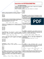 Exercicio Calculo Estequiometrico Casos Especiais