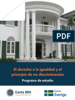 Curso de Igualdad y No Discriminacion CIDH