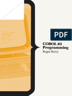 COBOL 85 Programming by Roger Hutty (Auth.) PDF