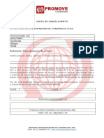 Promove - Carta de Cancelamento - Apos A Assembleia PDF