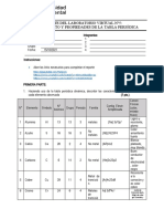 Reporte Laboratorio Virtual #5 - Reconocimiento y Propiedades de La Tabla Periódica