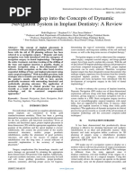 Diving Deep Into The Concepts of Dynamic Navigation System in Implant Dentistry A Review