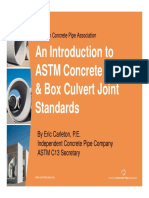 An Introduction To ASTM Concrete Pipe and Box Culvert Standards