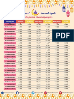 Jadwal Imsakiyah Wilayah Kabupaten Karanganyar PDF