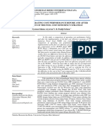 Comparison of Operating Cost Performance Before and After The Implementation of The Fuel Cost Efficiency Strategy