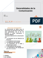 LA COMUNICACION Generalidades