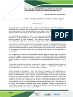 TERMO DE REFERÊNCIA PARA ELABORAÇÃO DE RELATÓRIO DESCRITIVO DA ATIVIDADE DE TRANSPORTE DE PRODUTOS E RESÍDUOS PERIGOSOS Atualizado