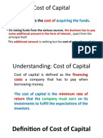 Cost of Capital