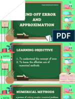 3 Round Off Error and Approximation