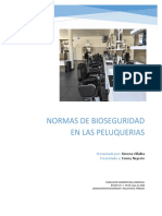 Normas de Bioseguridad en Peluqueria