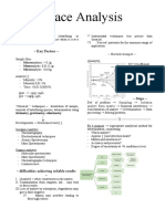 Trace Analysis