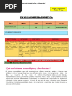 EVALUACION DIAGNOSTICA - CyT 2° PDF