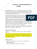 Informe de La Visita Al Relleno Sanitario