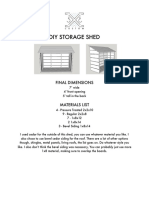 Bike Shed Plans