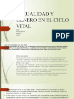 Sexualidad y Genero en El Ciclo Vital