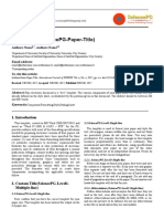 SciencePublishingGroup Manuscript Template